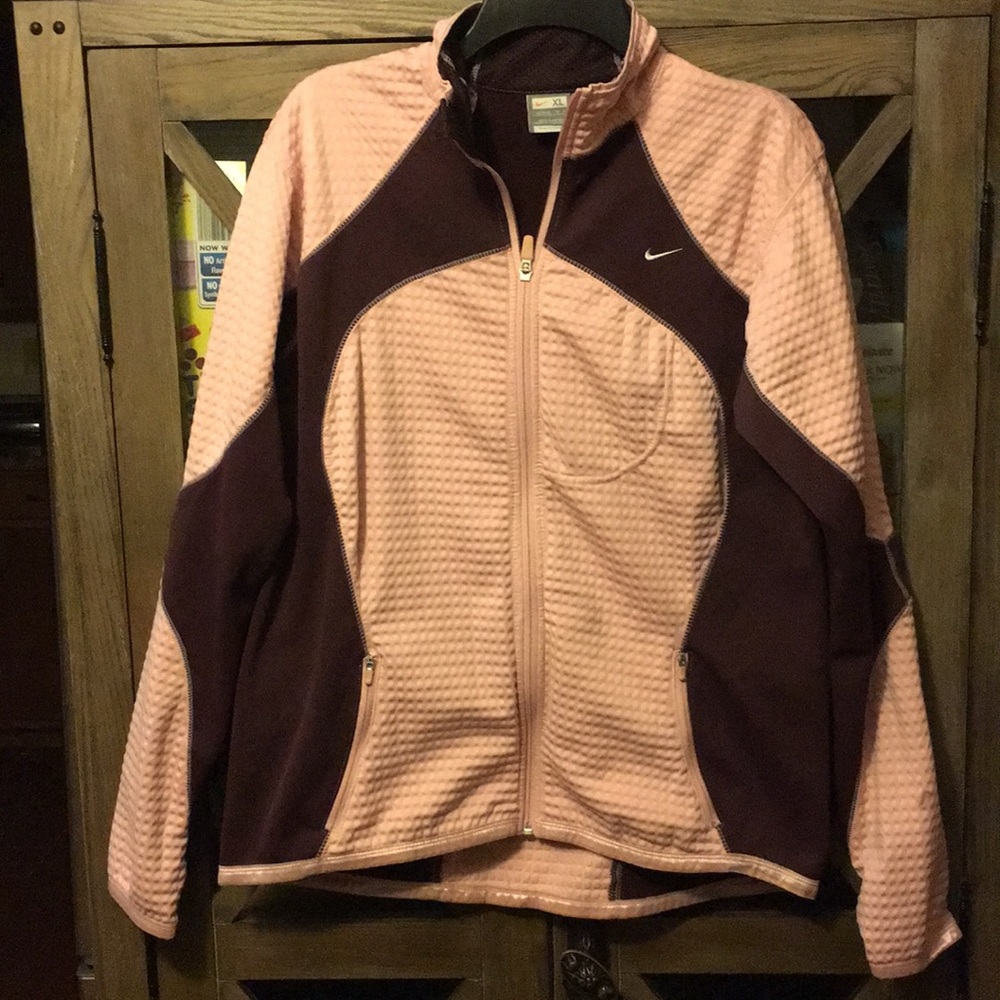 Nike Jacket pink and brown